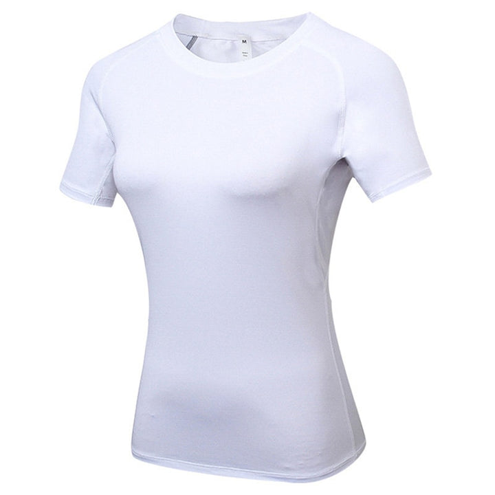 Women's Quick Drying Elastic Sport T-Shirt - Blue Force Sports