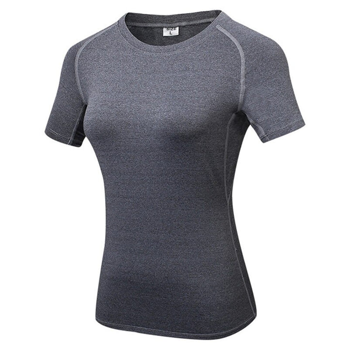 Women's Quick Drying Elastic Sport T-Shirt - Blue Force Sports