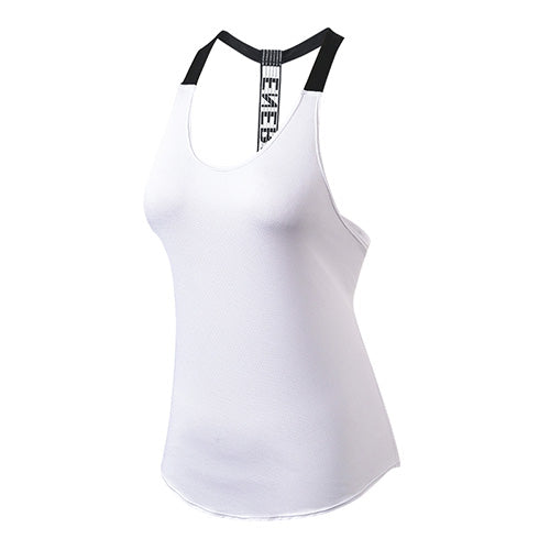 Breathable Backless Yoga Top - Blue Force Sports
