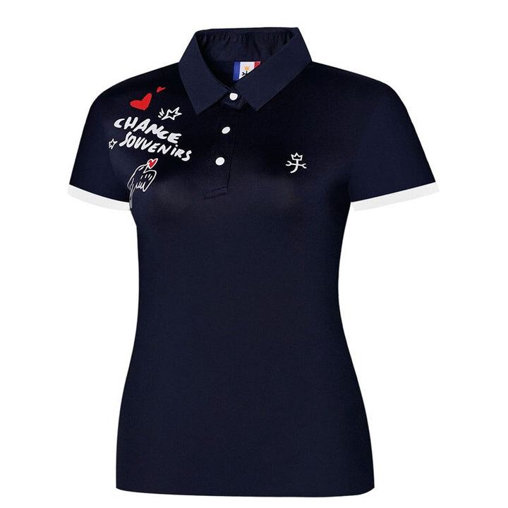 Women's Golf Cotton T-Shirt - Blue Force Sports