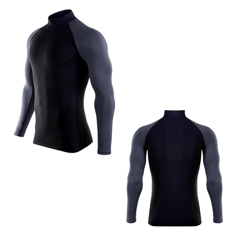 Men's Long Sleeve Sports Shirt - Blue Force Sports
