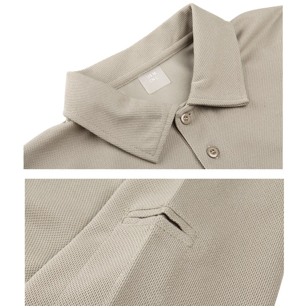 Quick Dry Summer Golf Polo Shirt for Men - Blue Force Sports