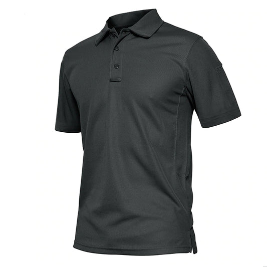 Quick Dry Summer Golf Polo Shirt for Men - Blue Force Sports