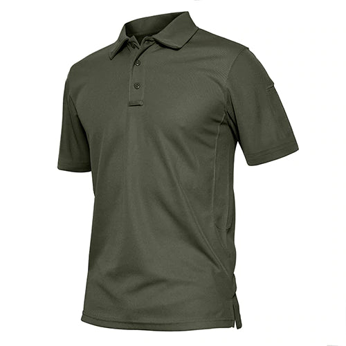 Quick Dry Summer Golf Polo Shirt for Men - Blue Force Sports