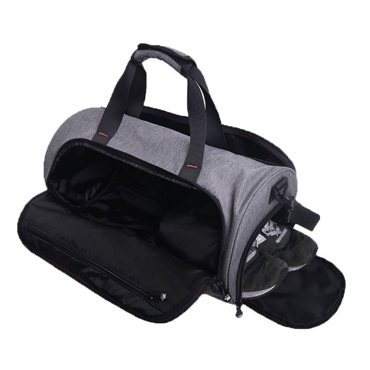 Waterproof Shoulder Gym Bag with Shoes Compartment - Blue Force Sports