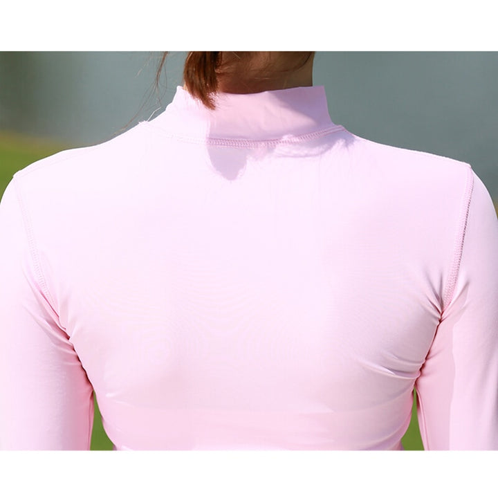 Women's Apparel Golf Long Sleeve with Turtleneck - Blue Force Sports