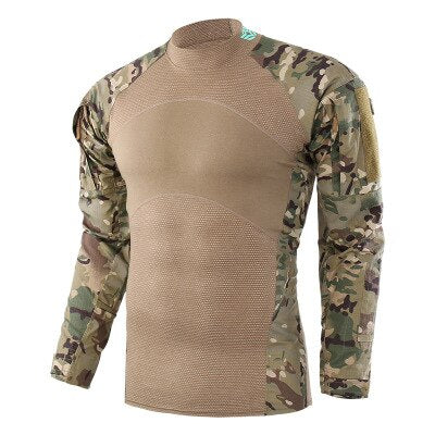 Men's Outdoor Camouflage Sport T-Shirt - Blue Force Sports