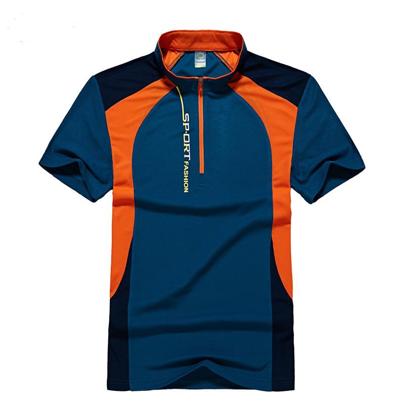 Cute Sports Breathable Cotton Men's T-Shirt - Blue Force Sports
