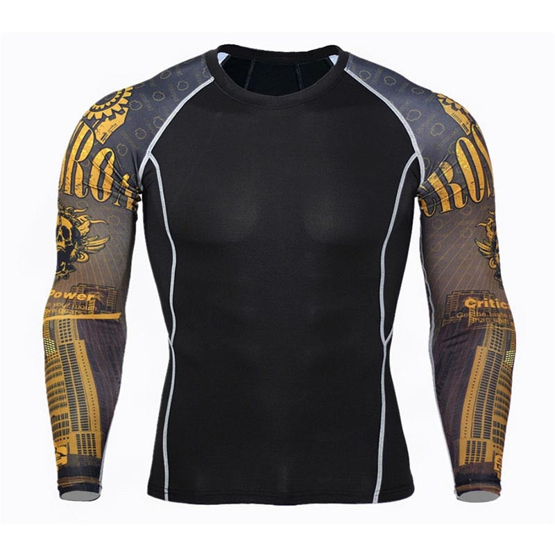 Men's O-Necked Long Sleeved T-Shirt - Blue Force Sports
