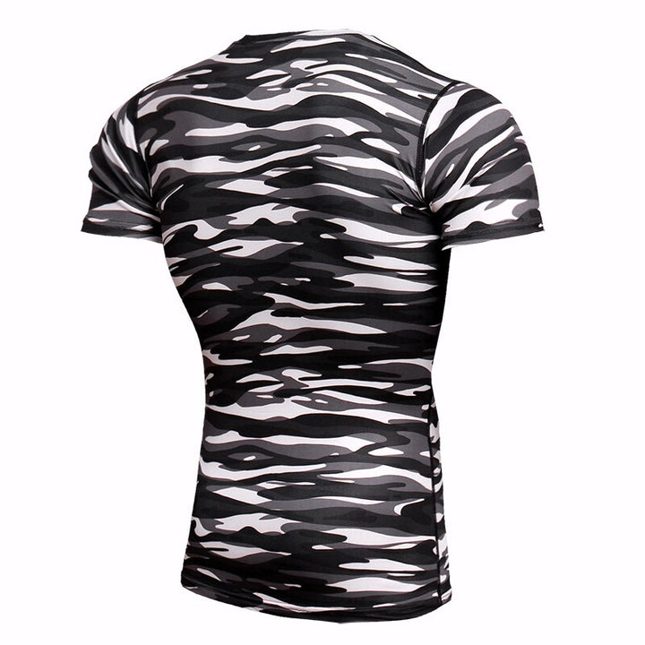 Men's Camouflage Patterned T-Shirt - Blue Force Sports