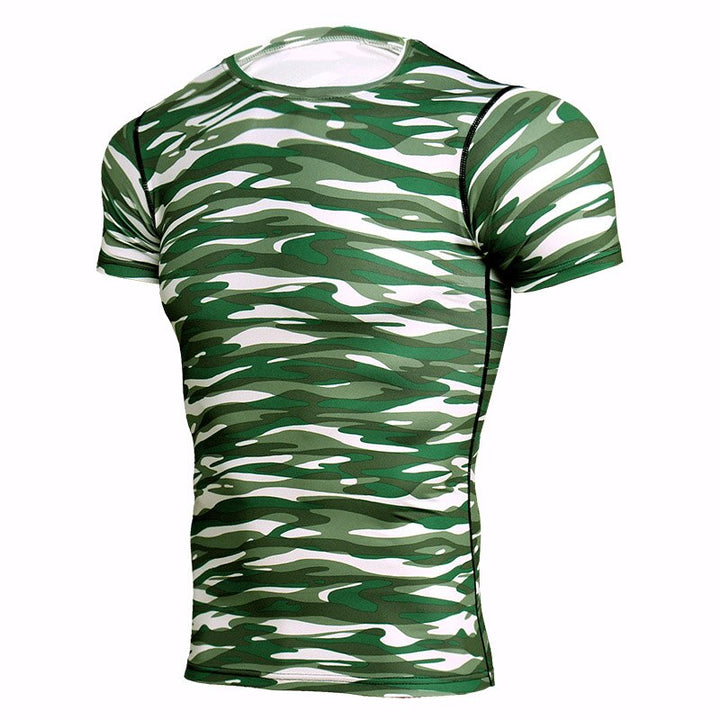Men's Camouflage Patterned T-Shirt - Blue Force Sports