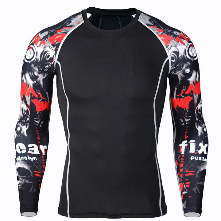 Men Long Sleeves Thermal T-Shirt - Blue Force Sports