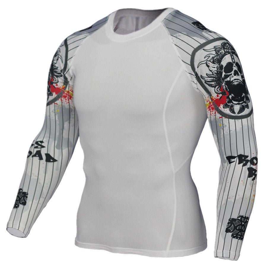 Men Long Sleeves Thermal T-Shirt - Blue Force Sports