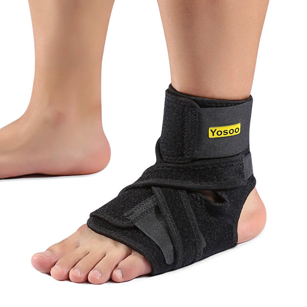 Adjustable Elastic Supportive Padded Ankle Bandage - Blue Force Sports