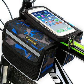 Colorful Cycling Front Frame Tube Bag - Blue Force Sports