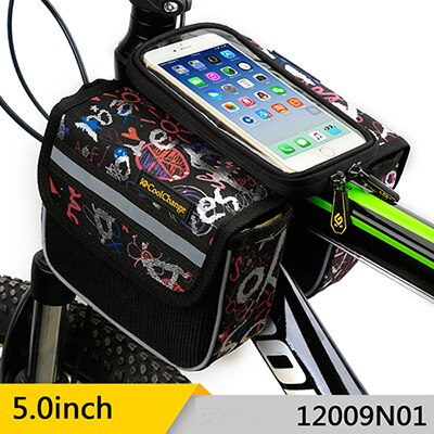Colorful Cycling Front Frame Tube Bag - Blue Force Sports
