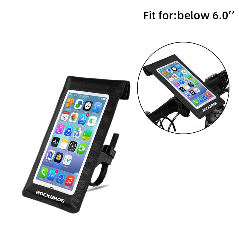 Comfortable Colorful Bicycle Bag with Phone Holder - Blue Force Sports