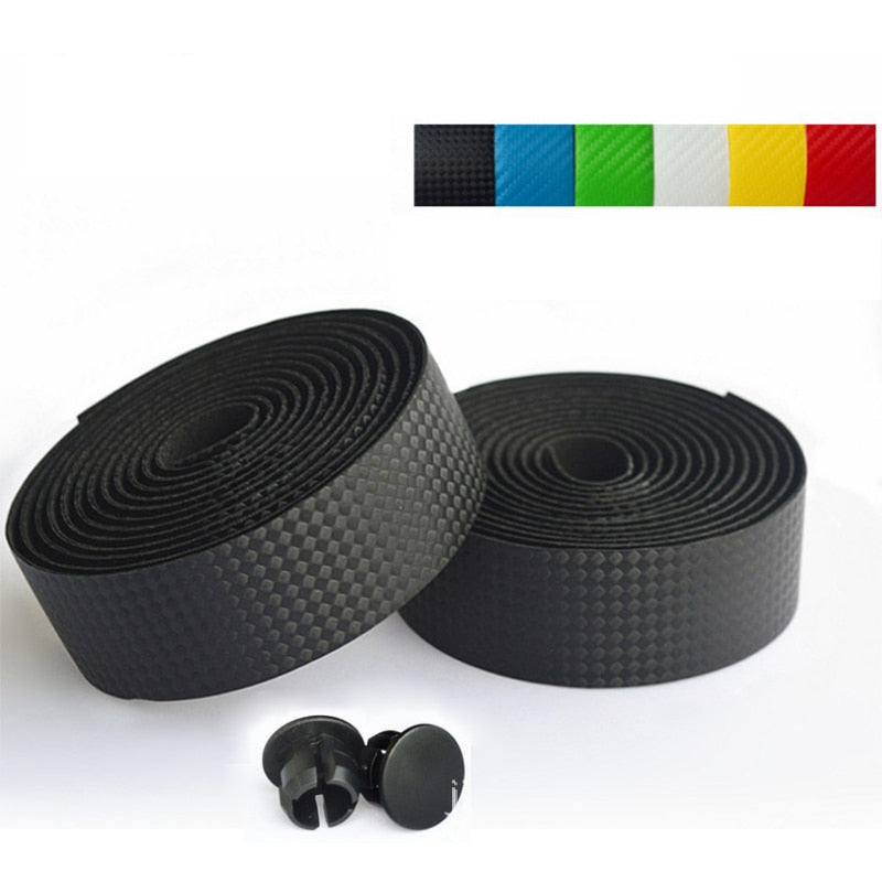 Carbon Fiber Bicycle Handlebar Tape - Blue Force Sports