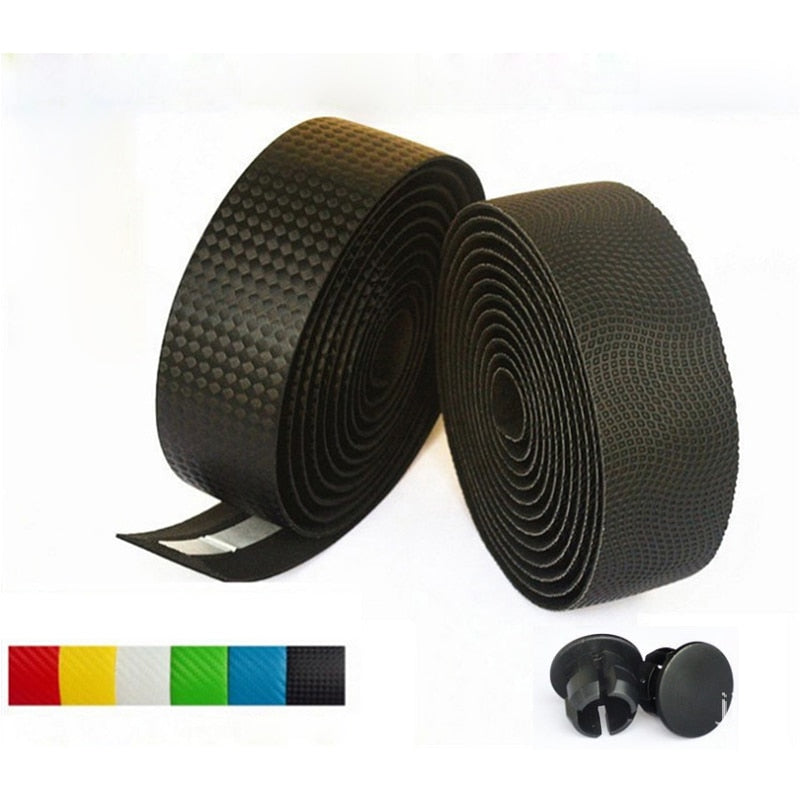 Carbon Fiber Bicycle Handlebar Tape - Blue Force Sports
