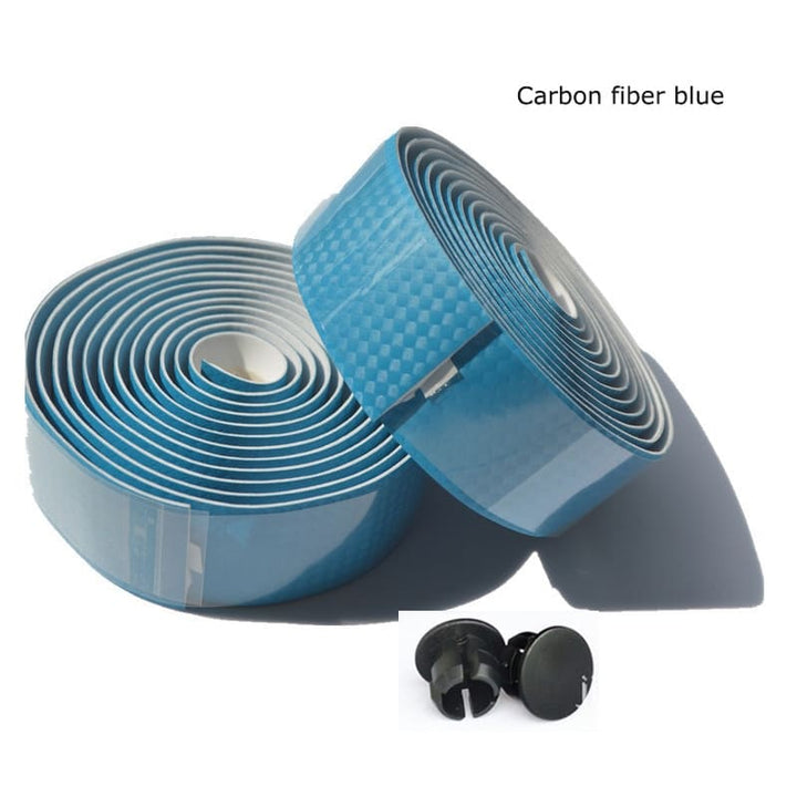 Carbon Fiber Bicycle Handlebar Tape - Blue Force Sports