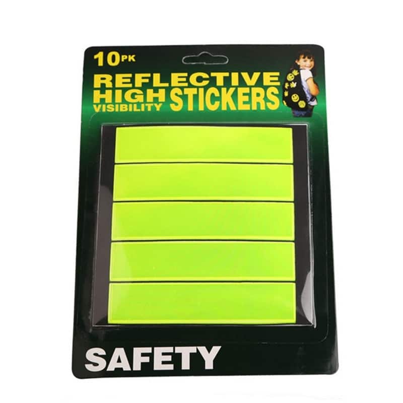 Bright Fluorescent Safety Cycling Reflective Stickers - Blue Force Sports