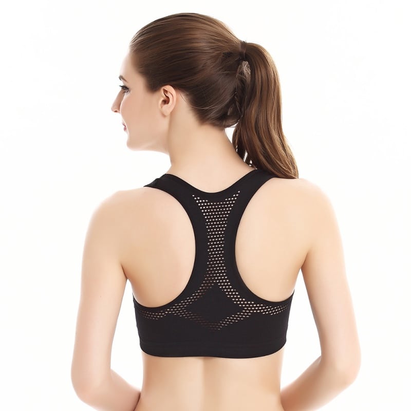 Women's Breathable Fitness Bra - Blue Force Sports