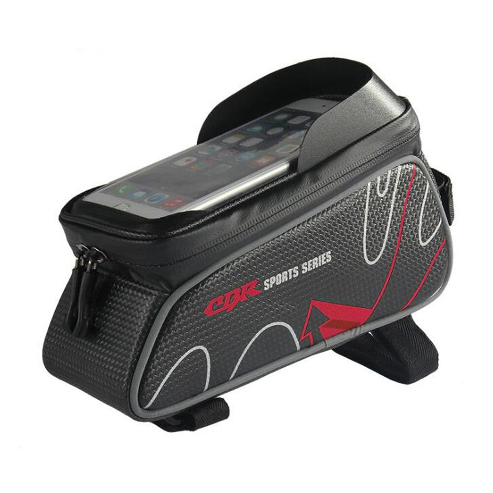 Waterproof Large Capacity Bicycle Saddle Bag with Phone Holder - Blue Force Sports