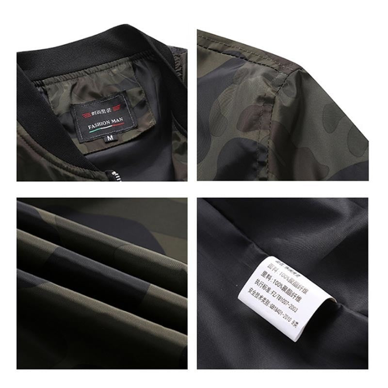 Camouflage Windbreaker for Men - Blue Force Sports
