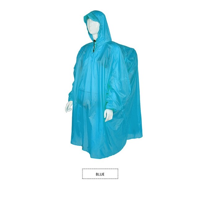 Outdoor Lightweight Silicone Raincoat - Blue Force Sports