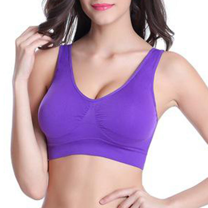Seamless Breathable Sports Bra - Blue Force Sports