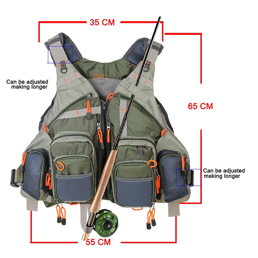 Men's Quick Dry Fishing Vest - Blue Force Sports