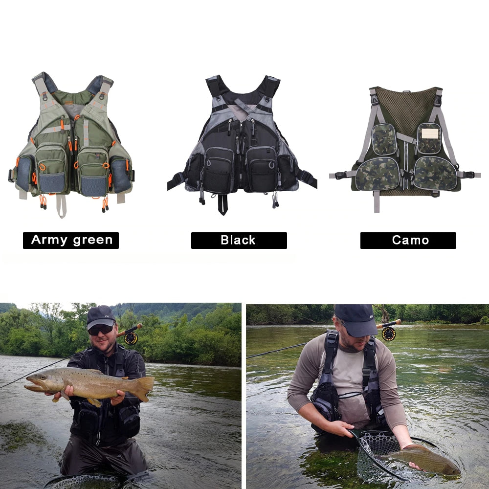 Men's Quick Dry Fishing Vest - Blue Force Sports