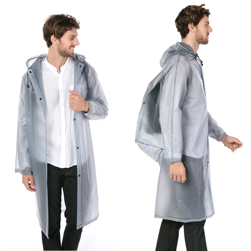 Universal Thick Long Raincoat - Blue Force Sports