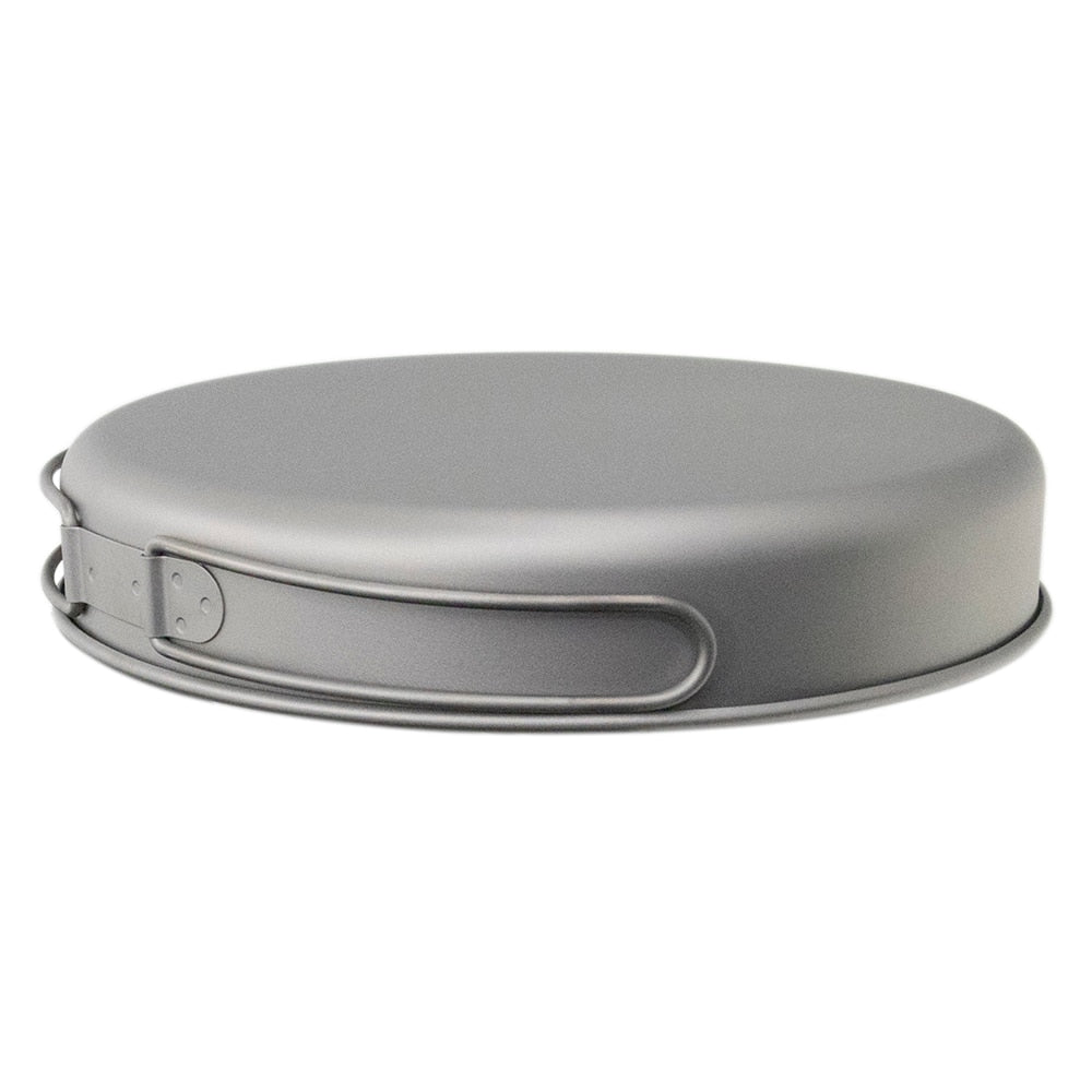 Ultralight Titanium Camping Frying Pan - Blue Force Sports