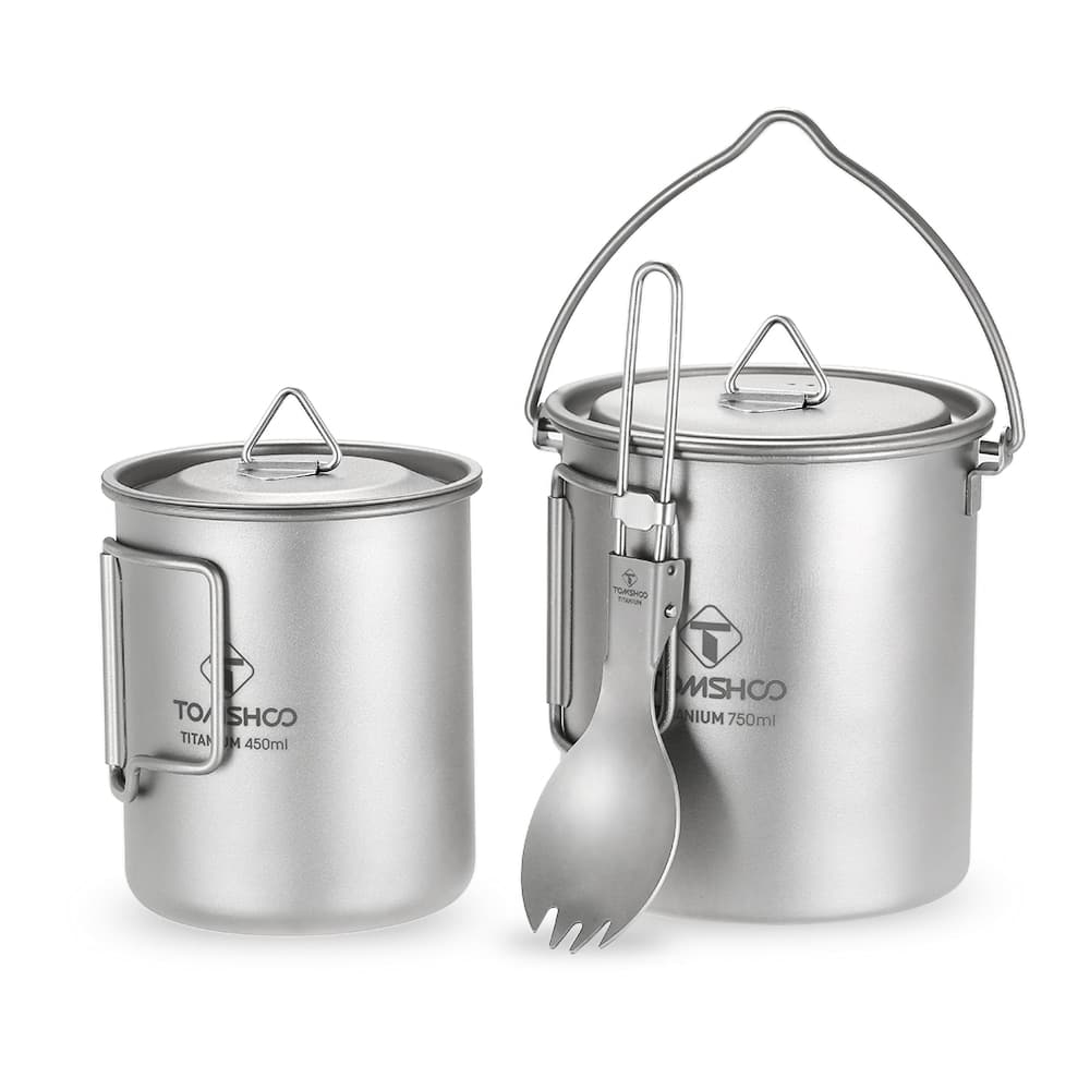Titanium Camping Cup 3 Pcs Set - Blue Force Sports