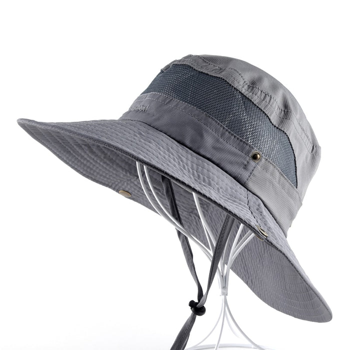Men's UV Protection Summer Bucket Hats - Blue Force Sports