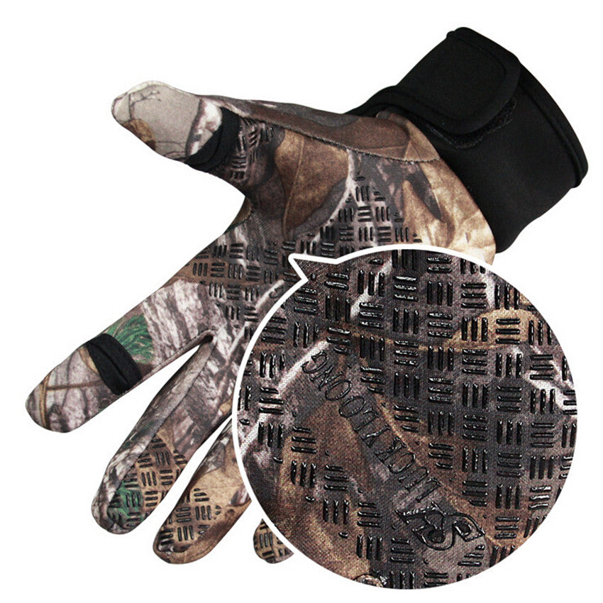 Camouflage Gloves for Hunting - Blue Force Sports