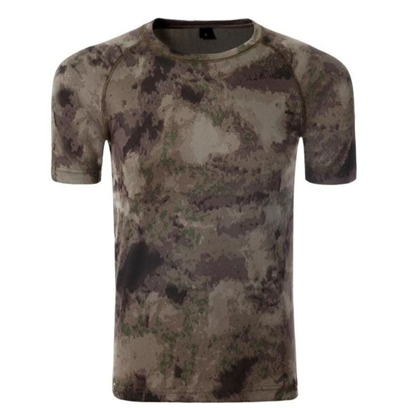 Cute Summer Quick-Drying Breathable Camouflage Men's T-Shirt - Blue Force Sports