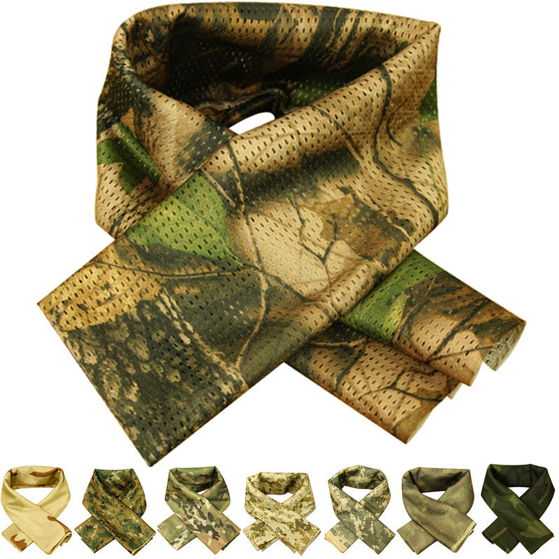 Comfortable Lightweight Breathable Cotton Men's Military Scarf - Blue Force Sports