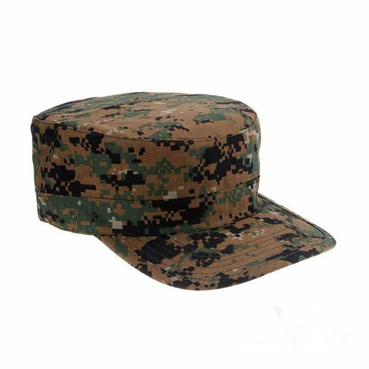 Cute Comfortable Camouflage Cotton Military Cap - Blue Force Sports