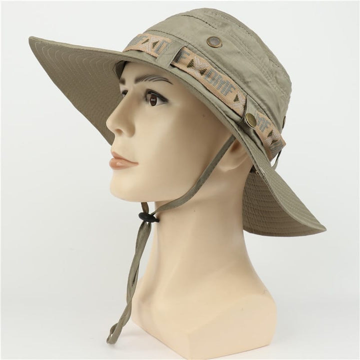 Unisex Waterproof Safari Hat with Strap - Blue Force Sports