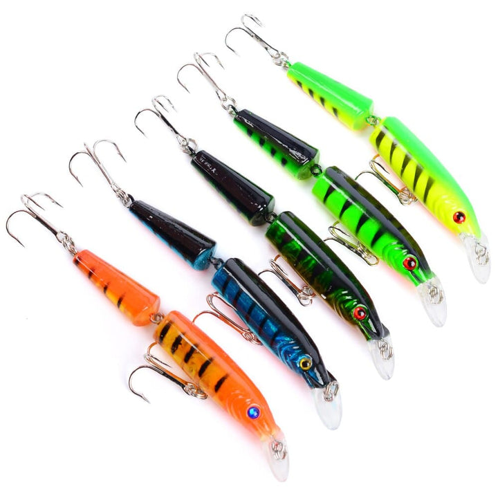 Set of Plastic Artificial Baits - Blue Force Sports
