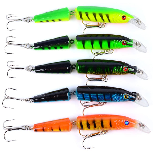 Set of Plastic Artificial Baits - Blue Force Sports