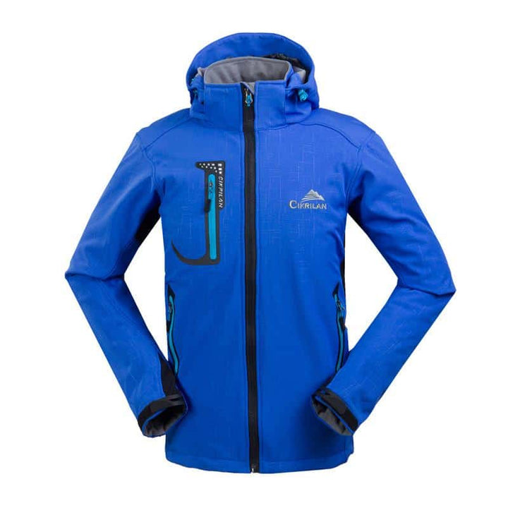 Men's Colorful Windbreaker Hiking Jacket - Blue Force Sports