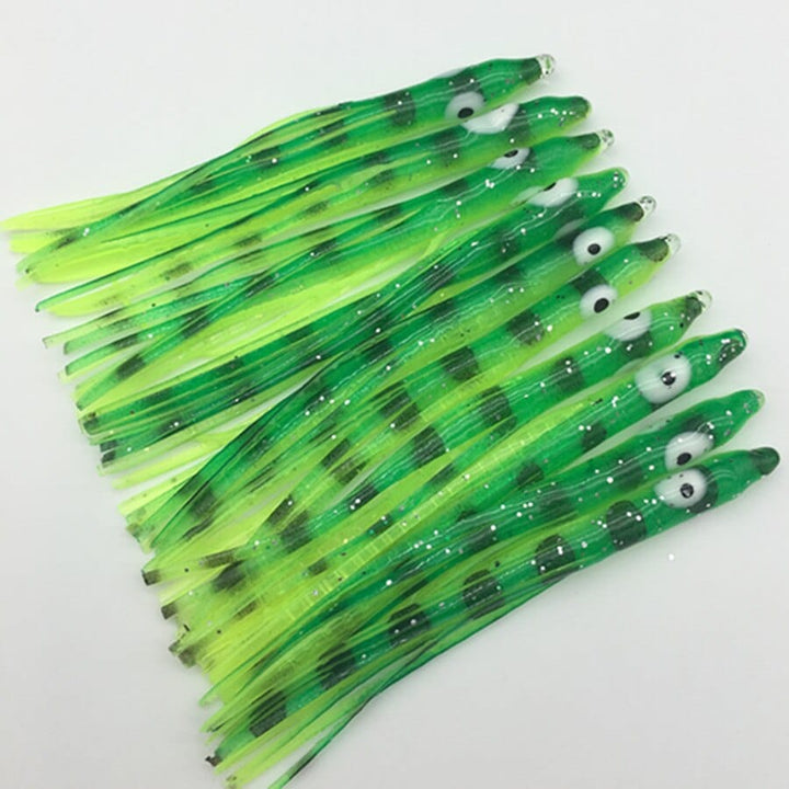 Squid Shaped Silicone Fishing Lures Set - Blue Force Sports