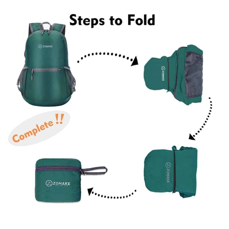 Foldable Lightweight Backpack - Blue Force Sports