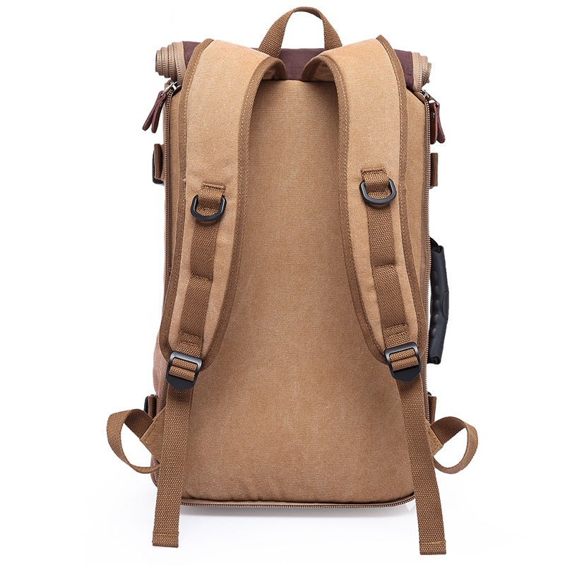 Universal Men's Canvas Backpack and Shoulder Bag - Blue Force Sports