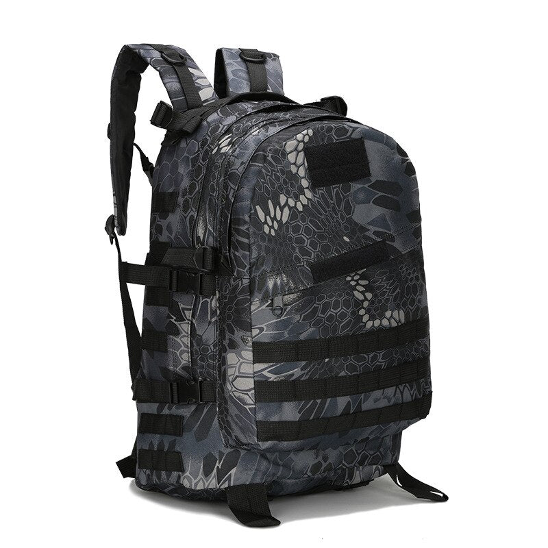 High Quality Convenient Multifunctional Waterproof Nylon Men's Travel Backpack - Blue Force Sports