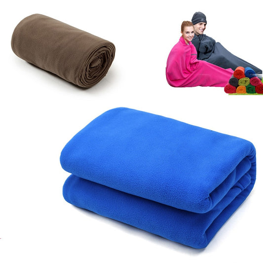 Outdoor Portable Ultra-Light Polar Fleece Sleeping Bag - Blue Force Sports