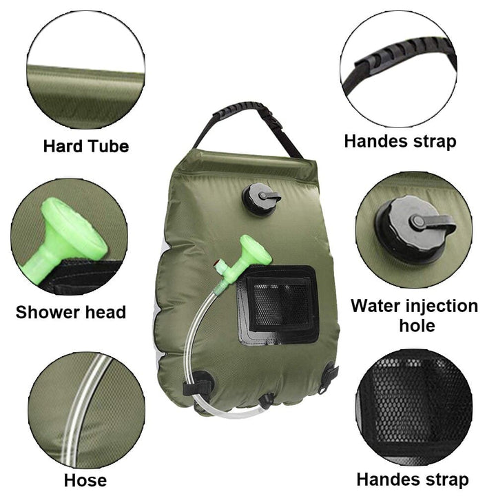 20L Portable Outdoor Camping Water Bag - Blue Force Sports